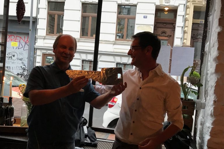 Schlüsselübergabe an Stepke